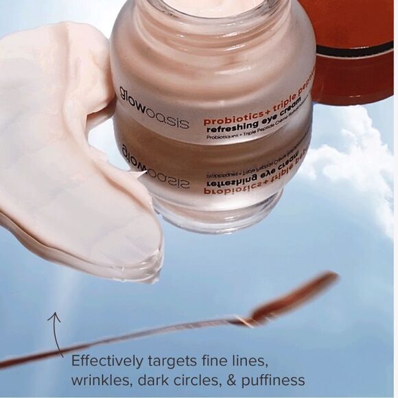 Glowoasis Probiotics + Triple Peptide Refreshing Eye Cream - Picture 6 of 7